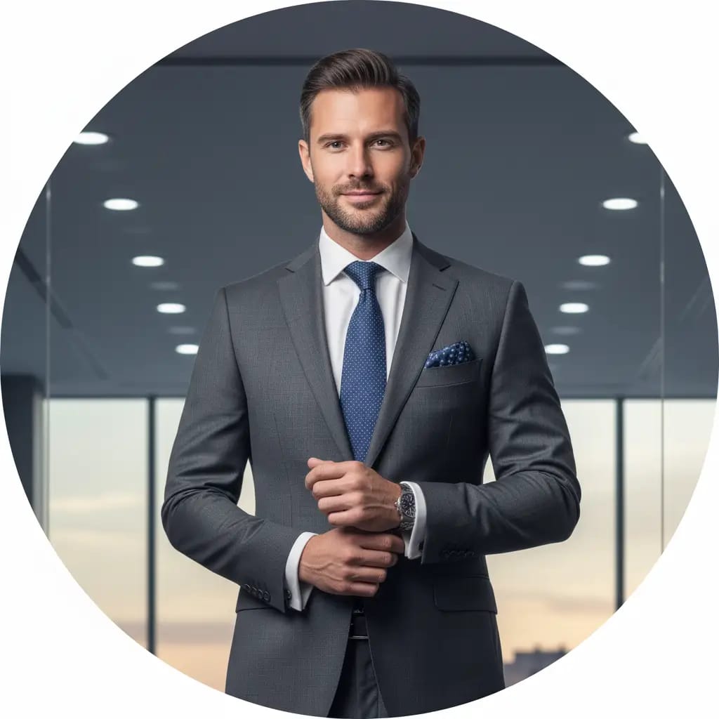 Businessman testimonial for taxi booking service