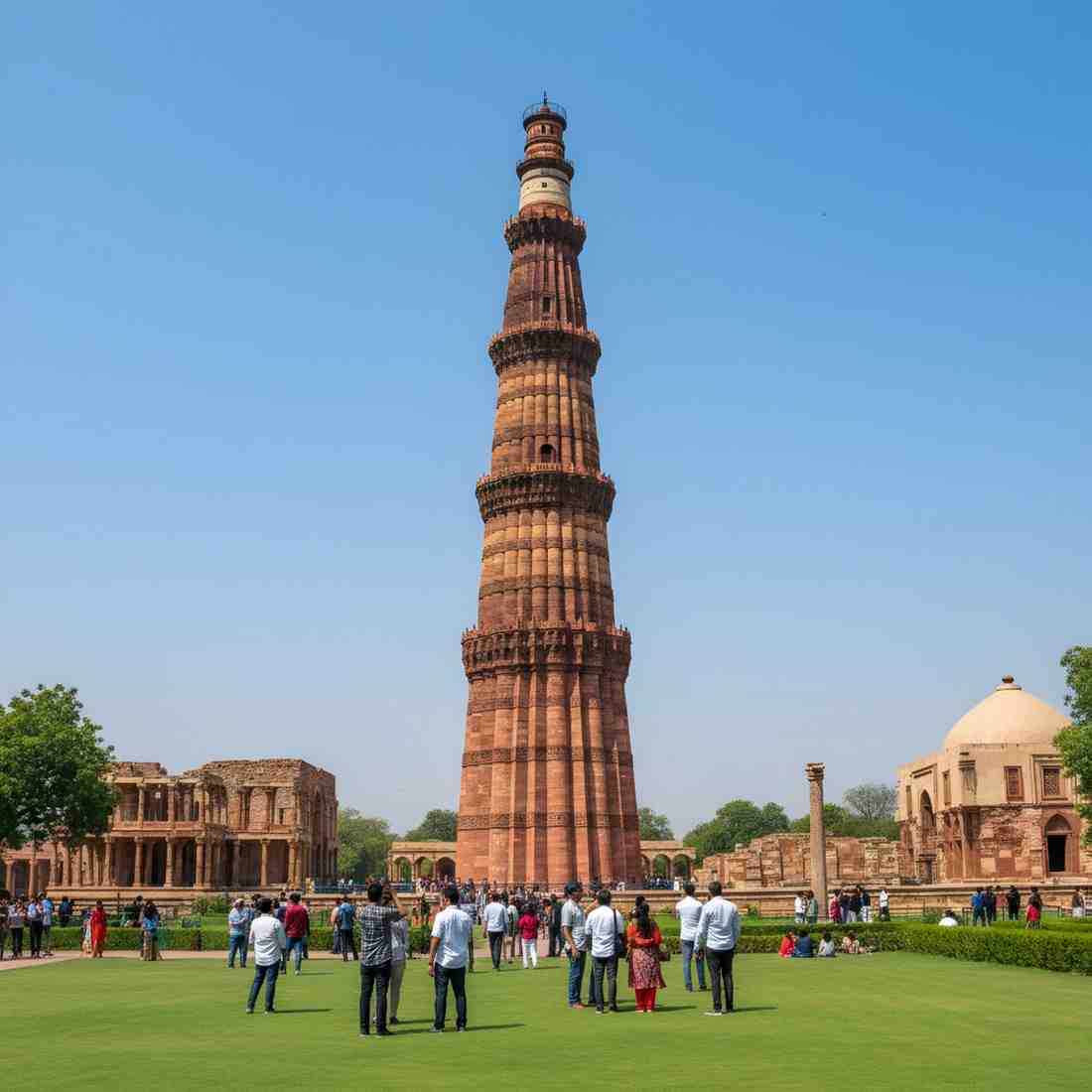 Qutub Minar Delhi view