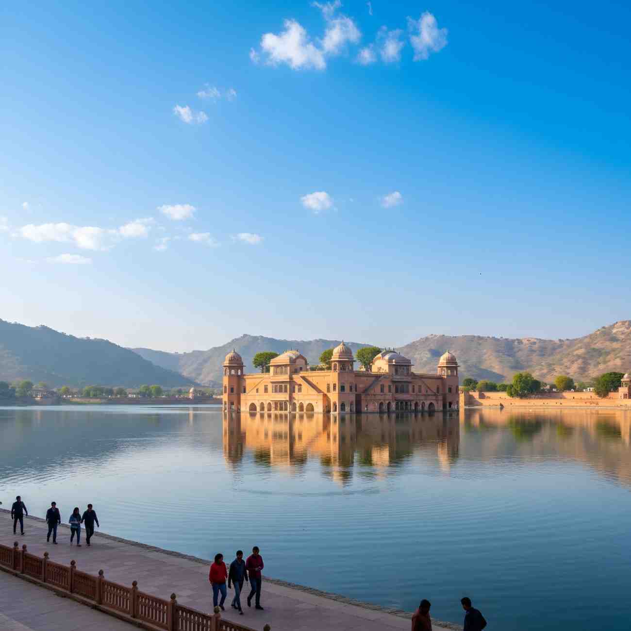 Jal Mahal in Man Sagar Lake Jaipur