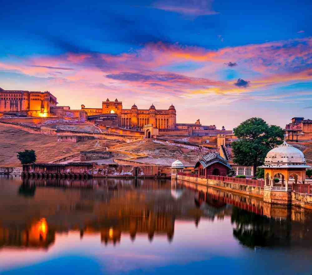 Amber Fort with Maota Lake