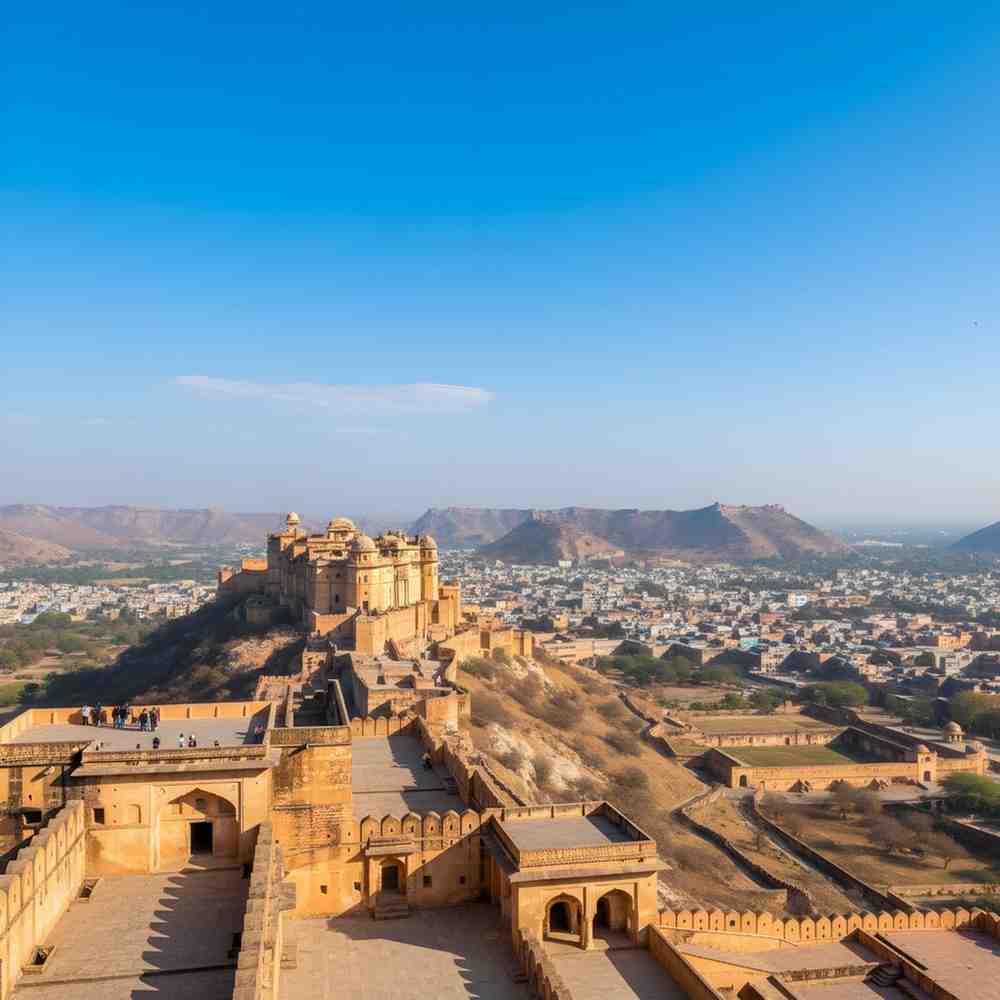 Nahargarh Fort overlooking Jaipur